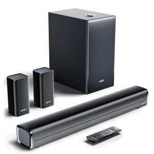 Mivi Fort H350 Soundbar, 350 Watts, 5.1 Channel, Multi-Input and EQ Modes, BT v5.1 350 W Bluetooth Soundbar